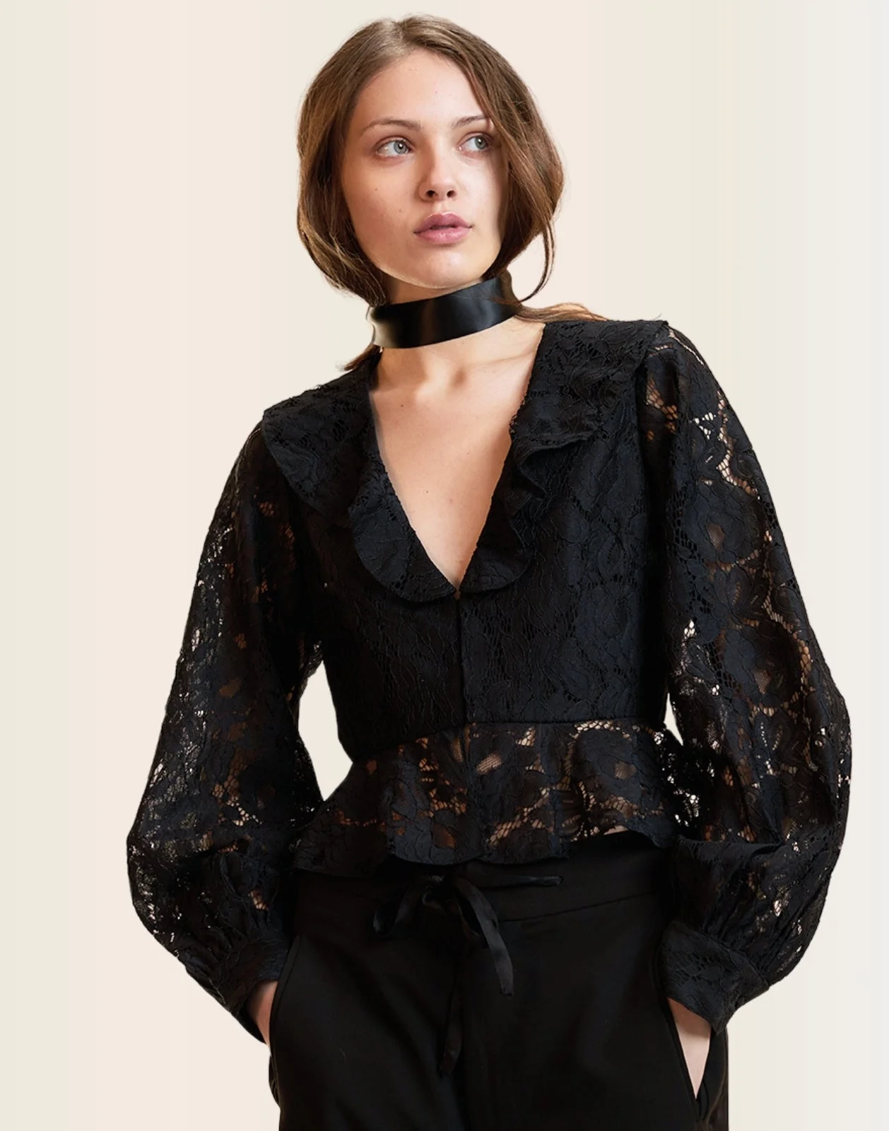 Verona Lace Blouse - 1