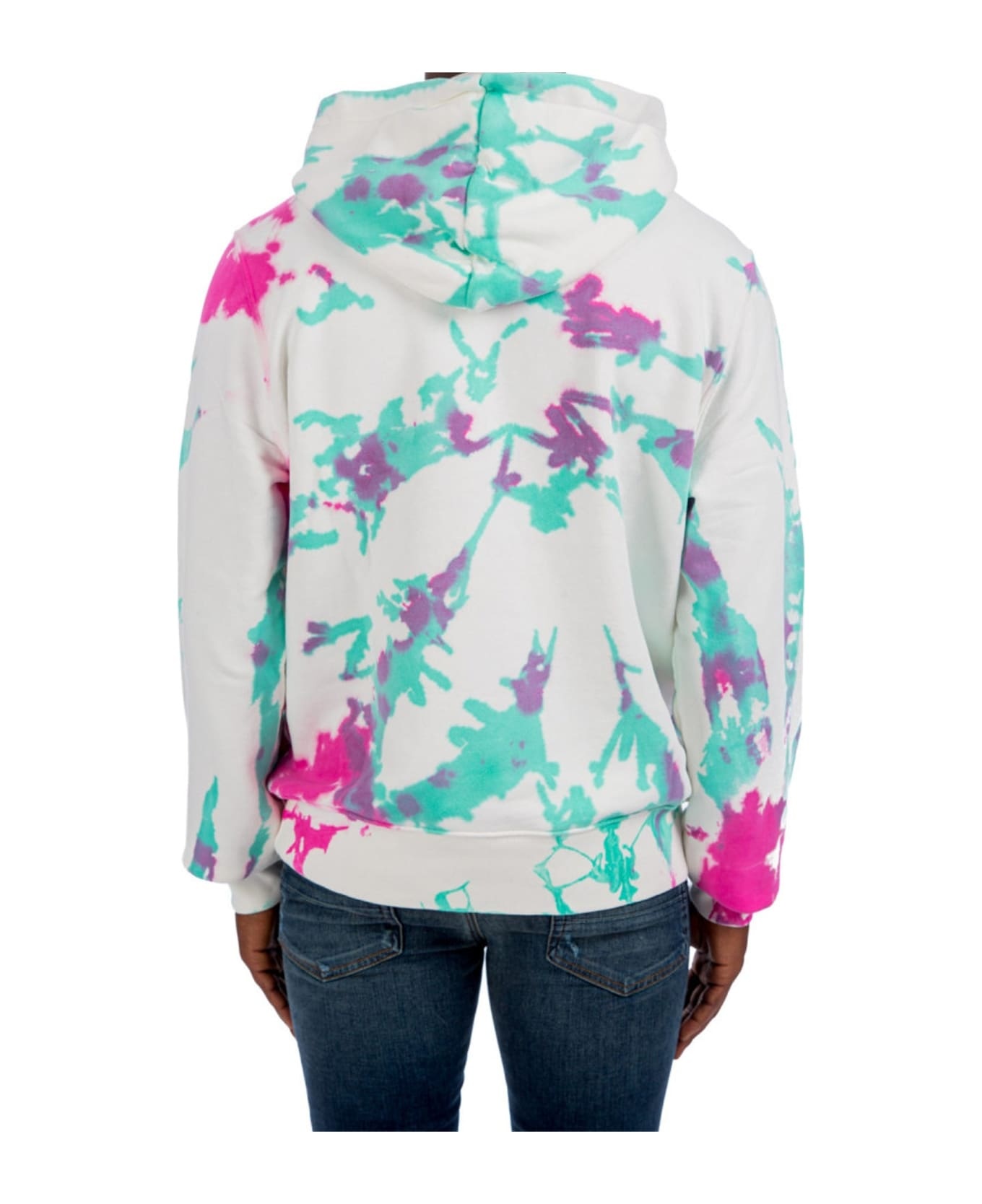 Logo Tie-dye Hoodie Sweatshirt - 3