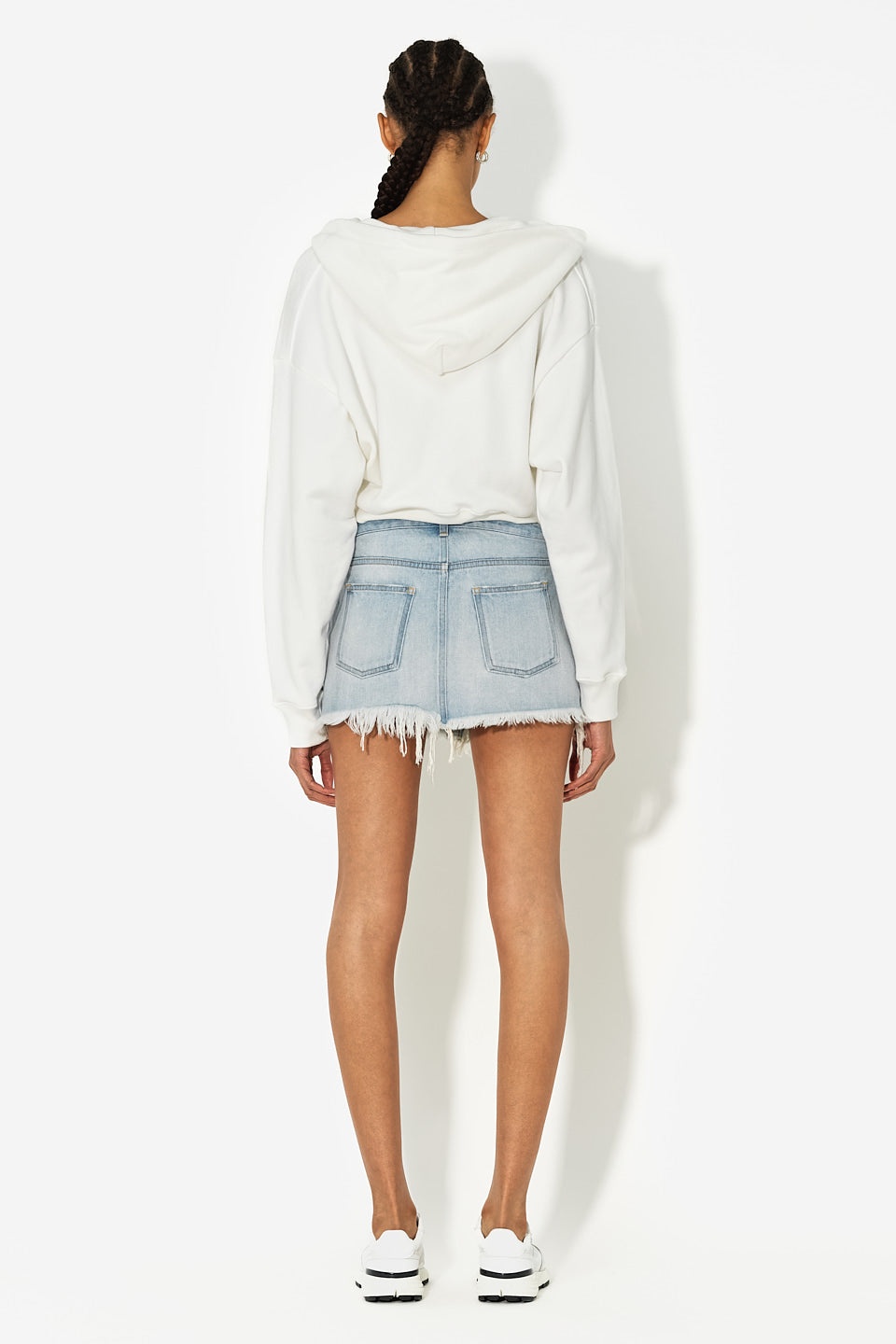 BRONCO DENIM SKIRT - 4