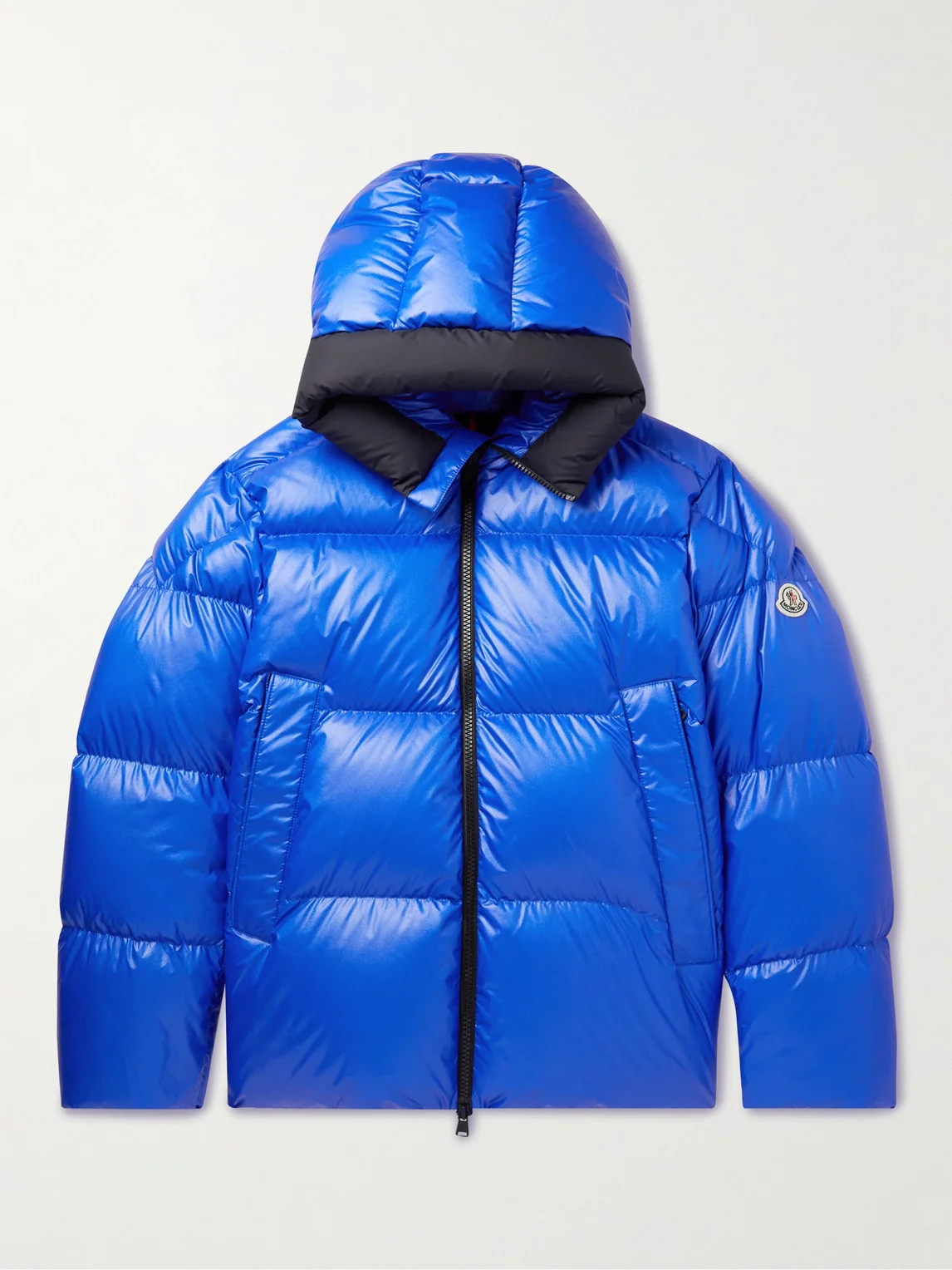 Damavand Quilted Glossed-Shell Hooded Down Jacket - 1