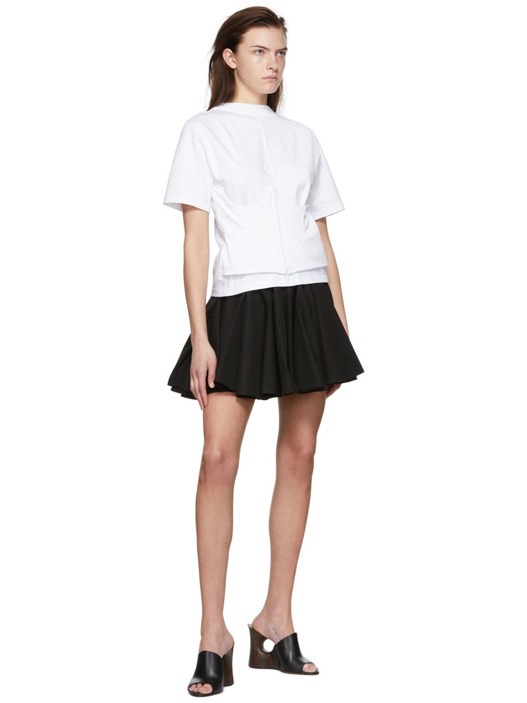 ミニスカート ALAIA SKATER MINI SKIRT WHITE Alaïa ALAÏA SKATER MINI SKIRT (AA9J2306K053A) – LOZURI®
