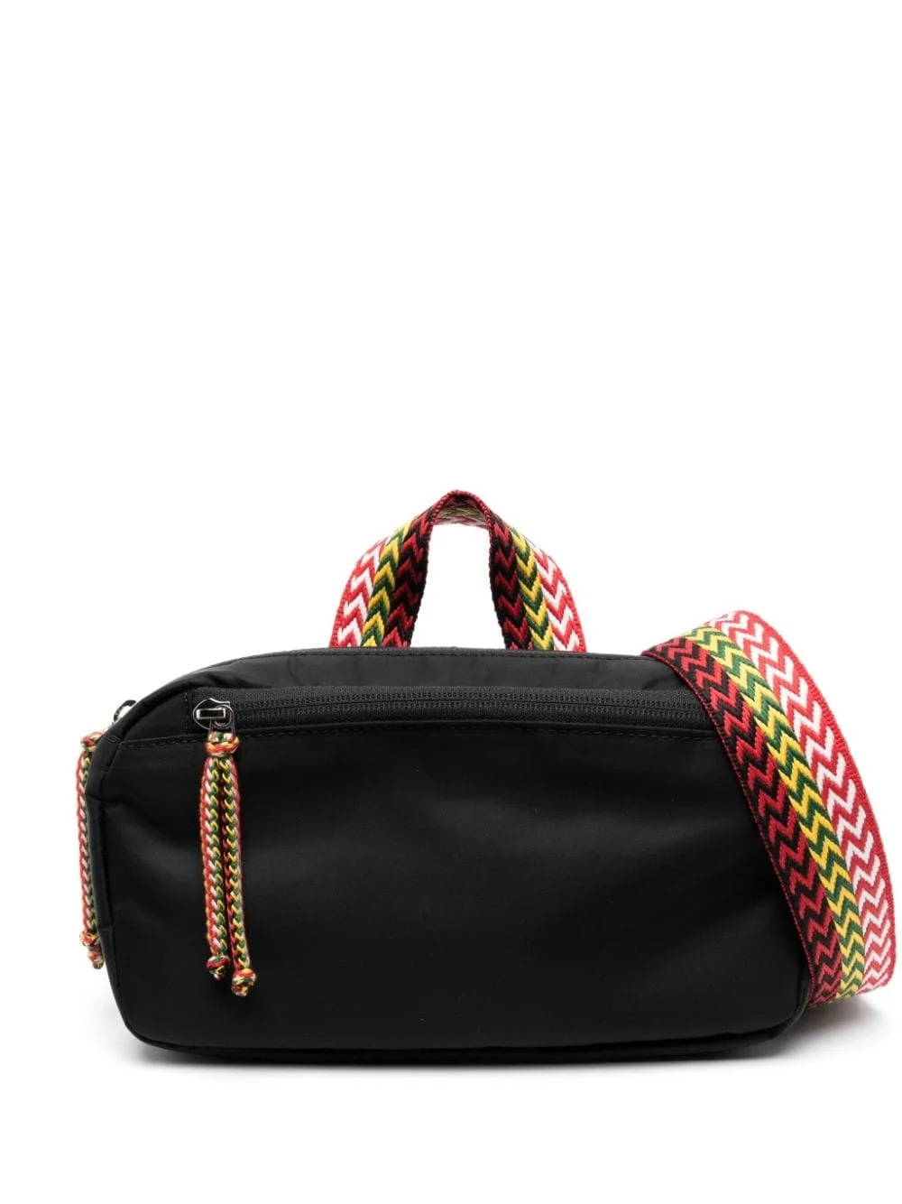 chevron woven pattern belt bag - 1