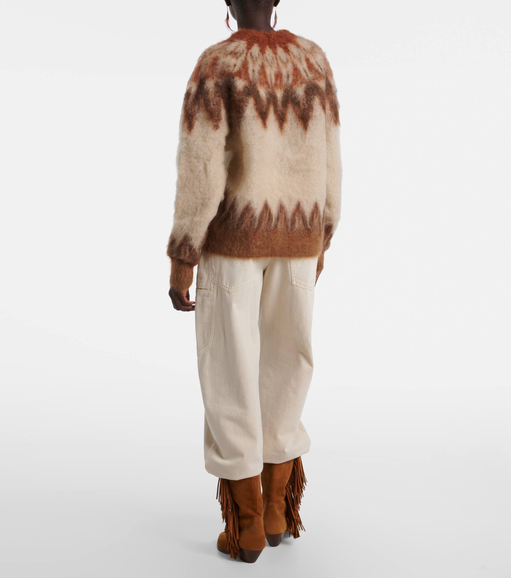 Natania Fair Isle wool-blend sweater - 3