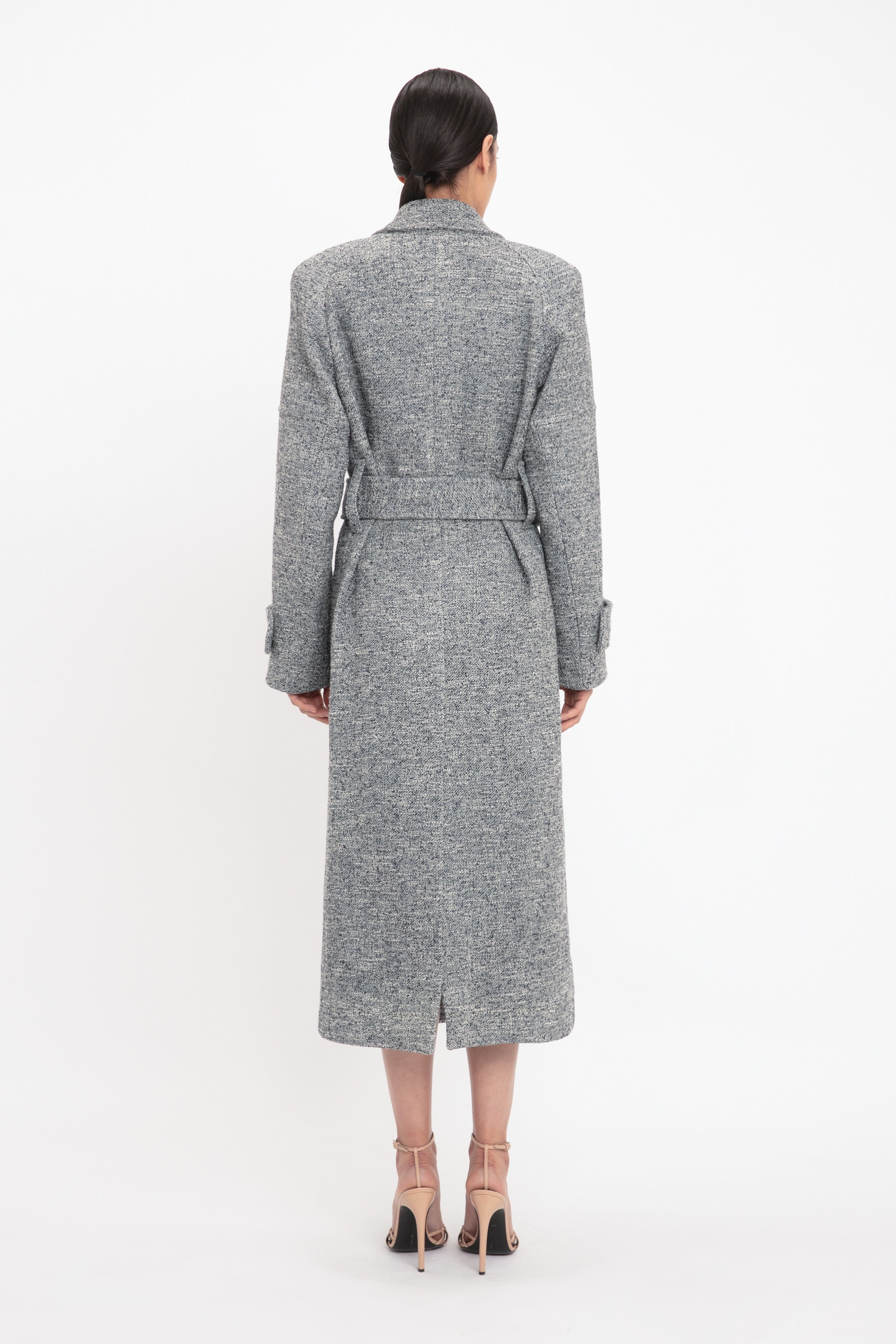 Raglan Sleeve Coat In Iceberg - 4