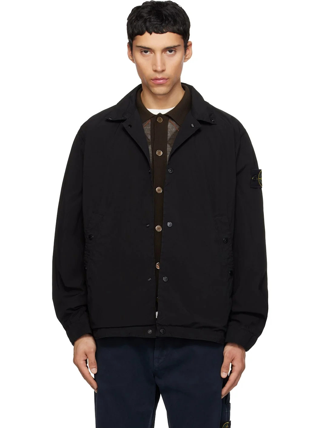 Black 4100041 Light Compact Touch Poly-TC Jacket - 1