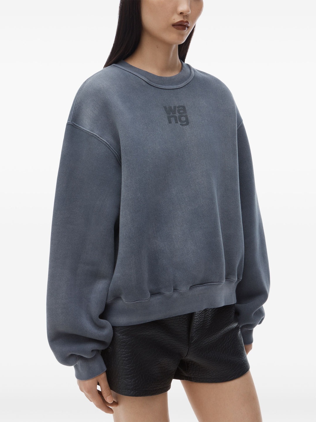 Puff Logo Sweatshirt In Structured Terry - 4
