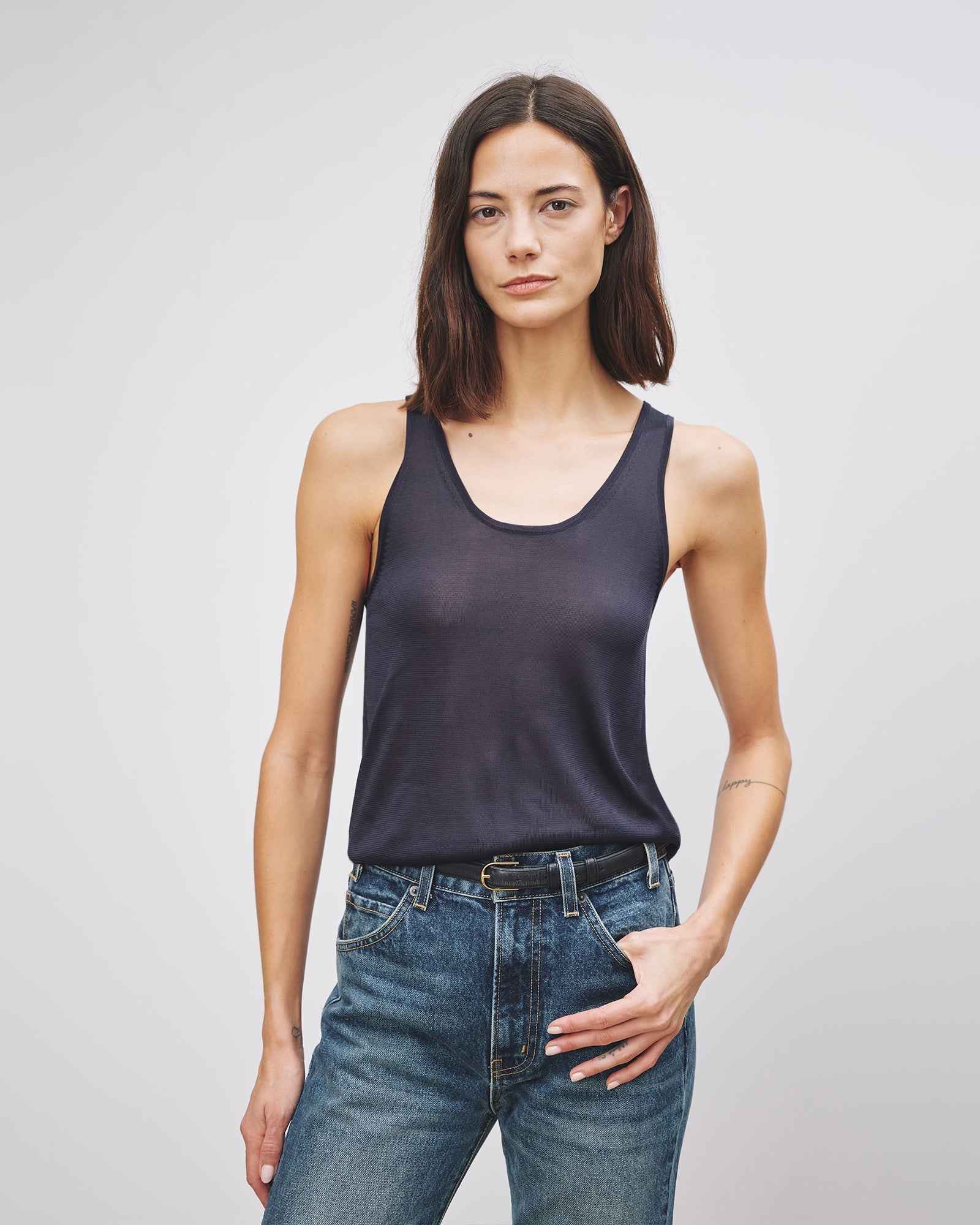 WINONA SILK TANK - 2