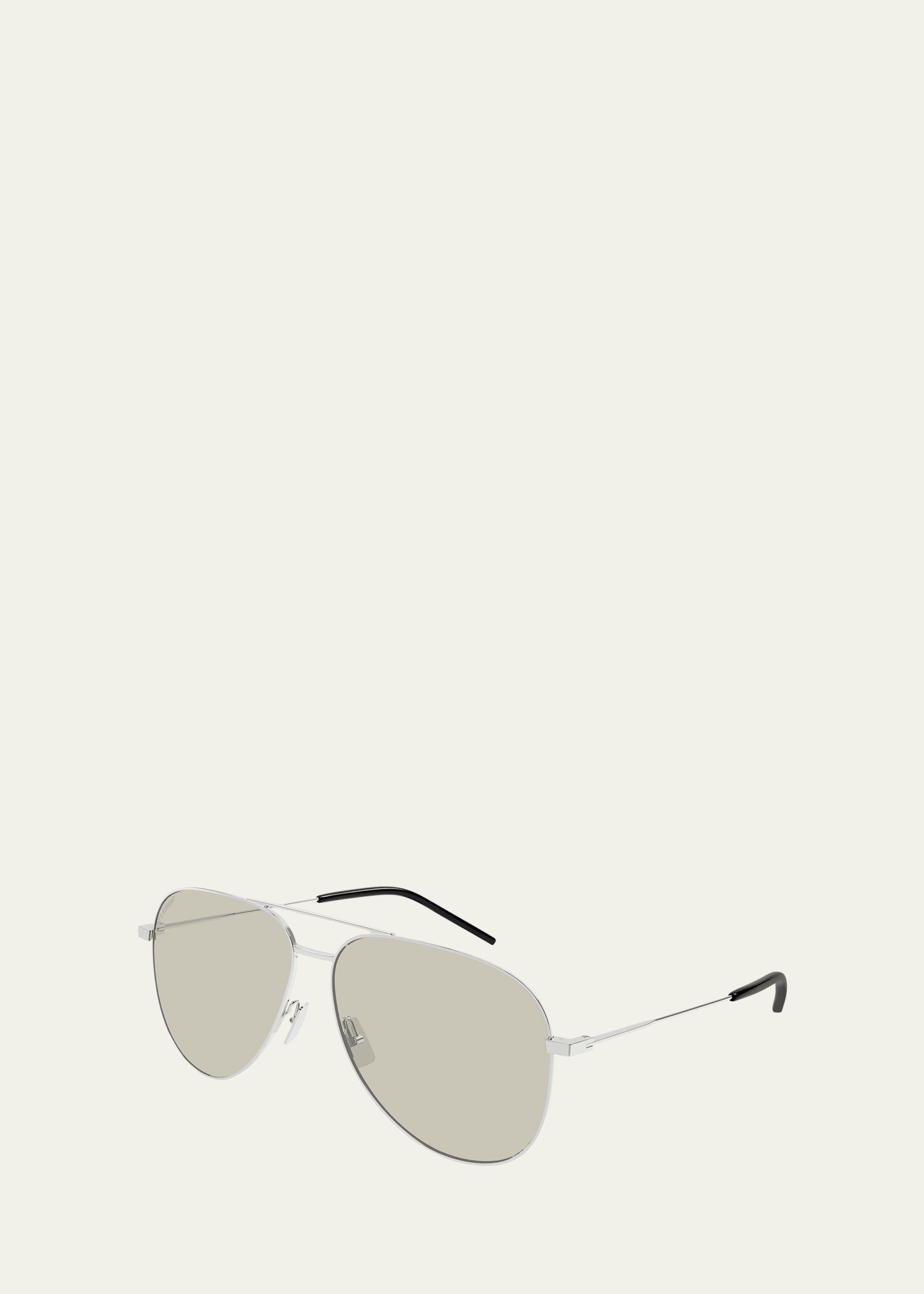 Classic Aviator Metal Sunglasses - 2