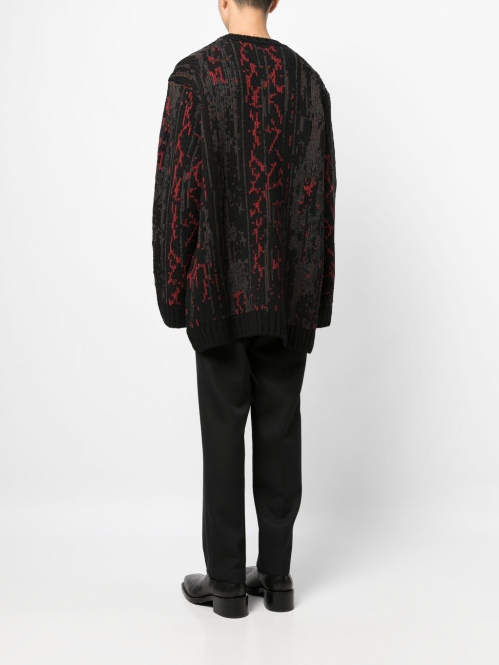 patterned intarsia-knit jumper - 4