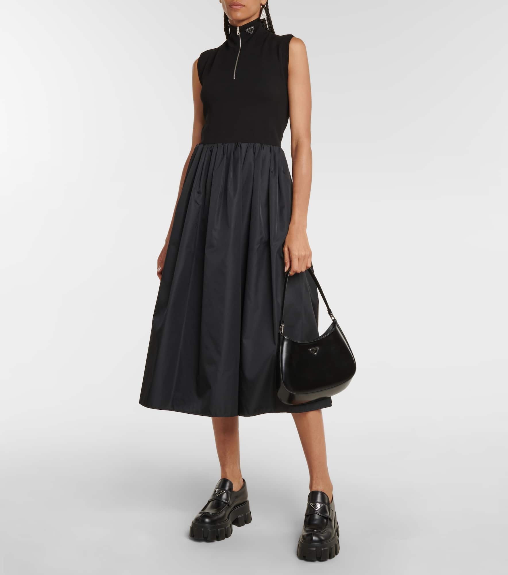 Mockneck midi dress - 2
