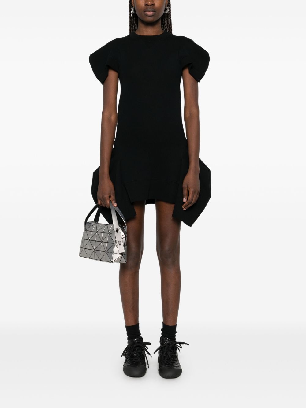 asymmetric-hem mini dress - 2