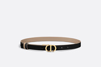ベルト Dior 30 Montaigne Belt 30 Montaigne Reversible Belt Blue Smooth Calfskin and Dior
