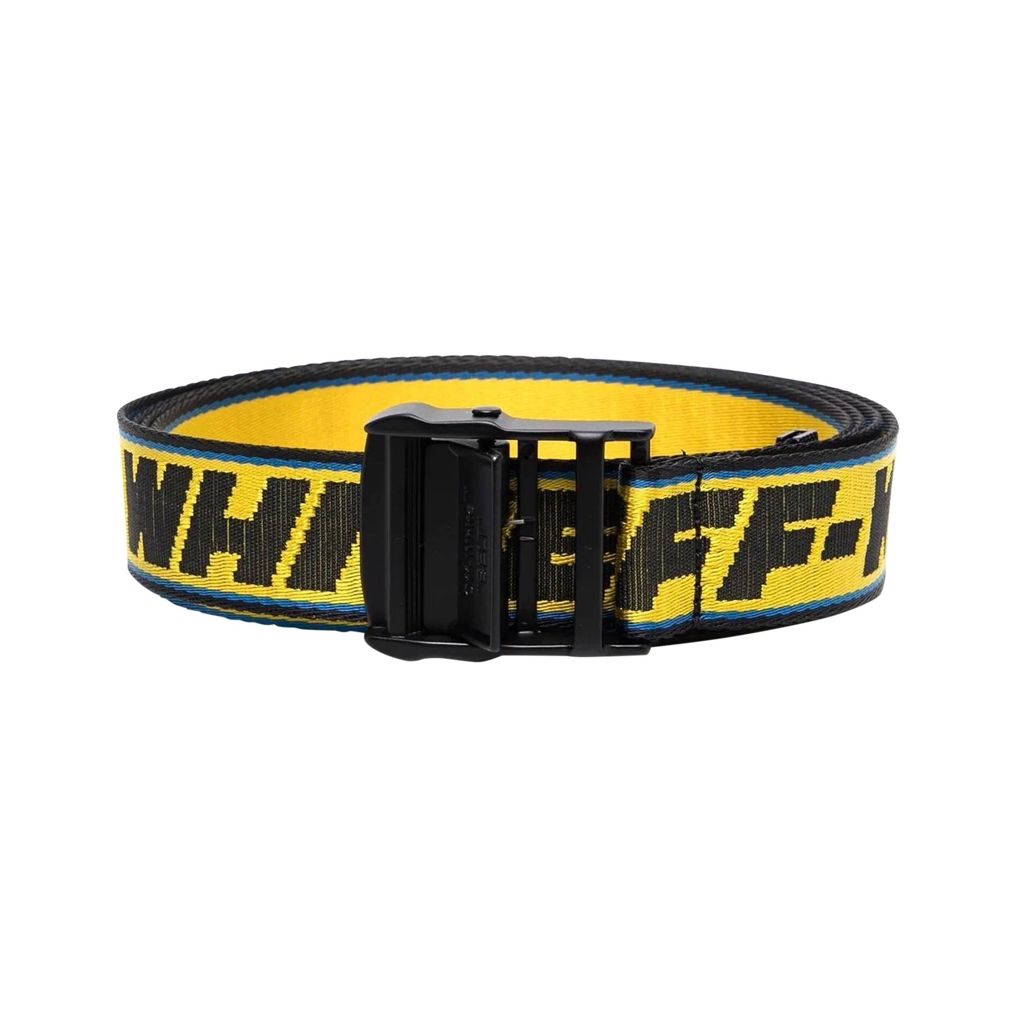 Off-White Tape Industrial Belt 'Yellow/Black' - 1