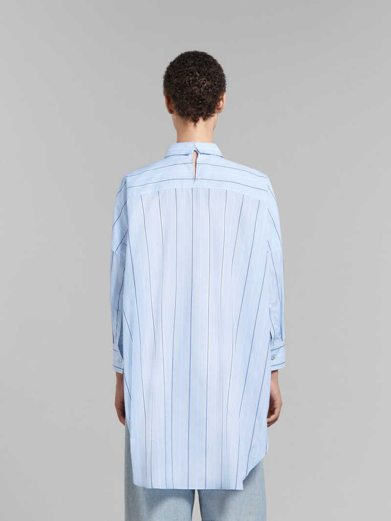 LOW 뒤로 GREEN STRIPED ORGANIC COTTON SHIRT 3