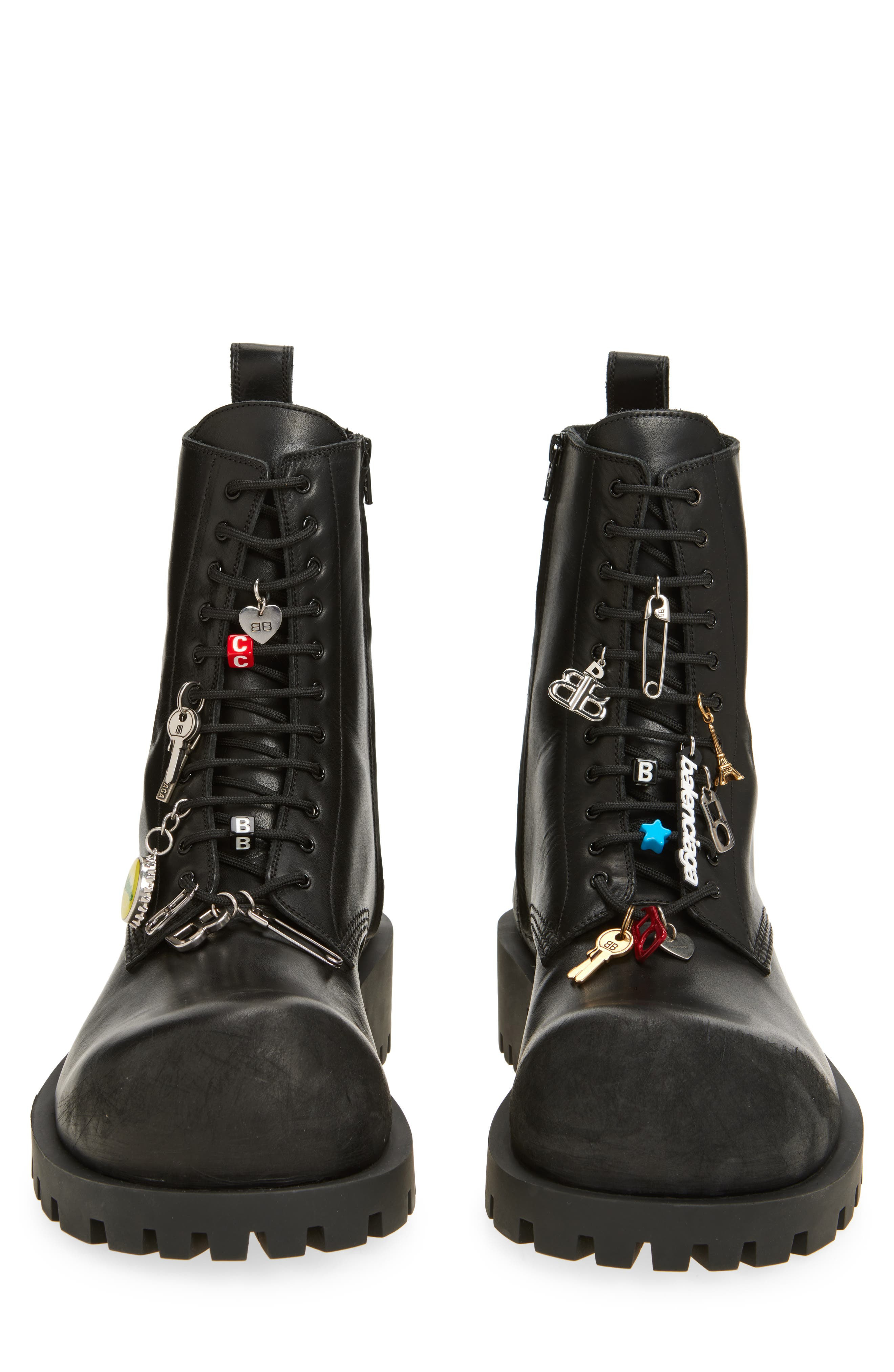 Balenciaga Hummer Combat Boot in 1080 Black at Nordstrom - 4
