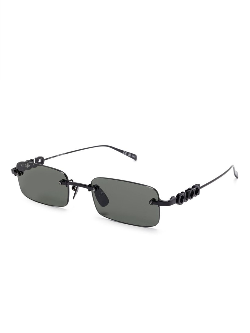 GUCCI rimless sunglasses outlook