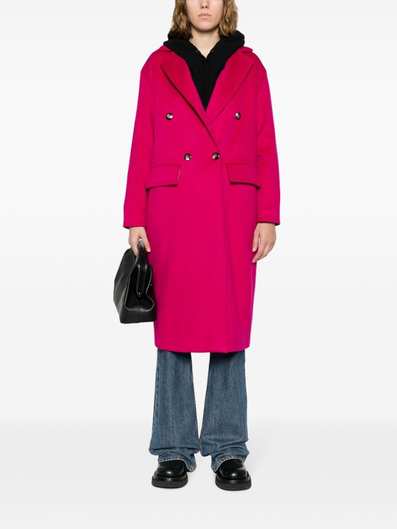 Herno double-breast virgin-wool coat outlook