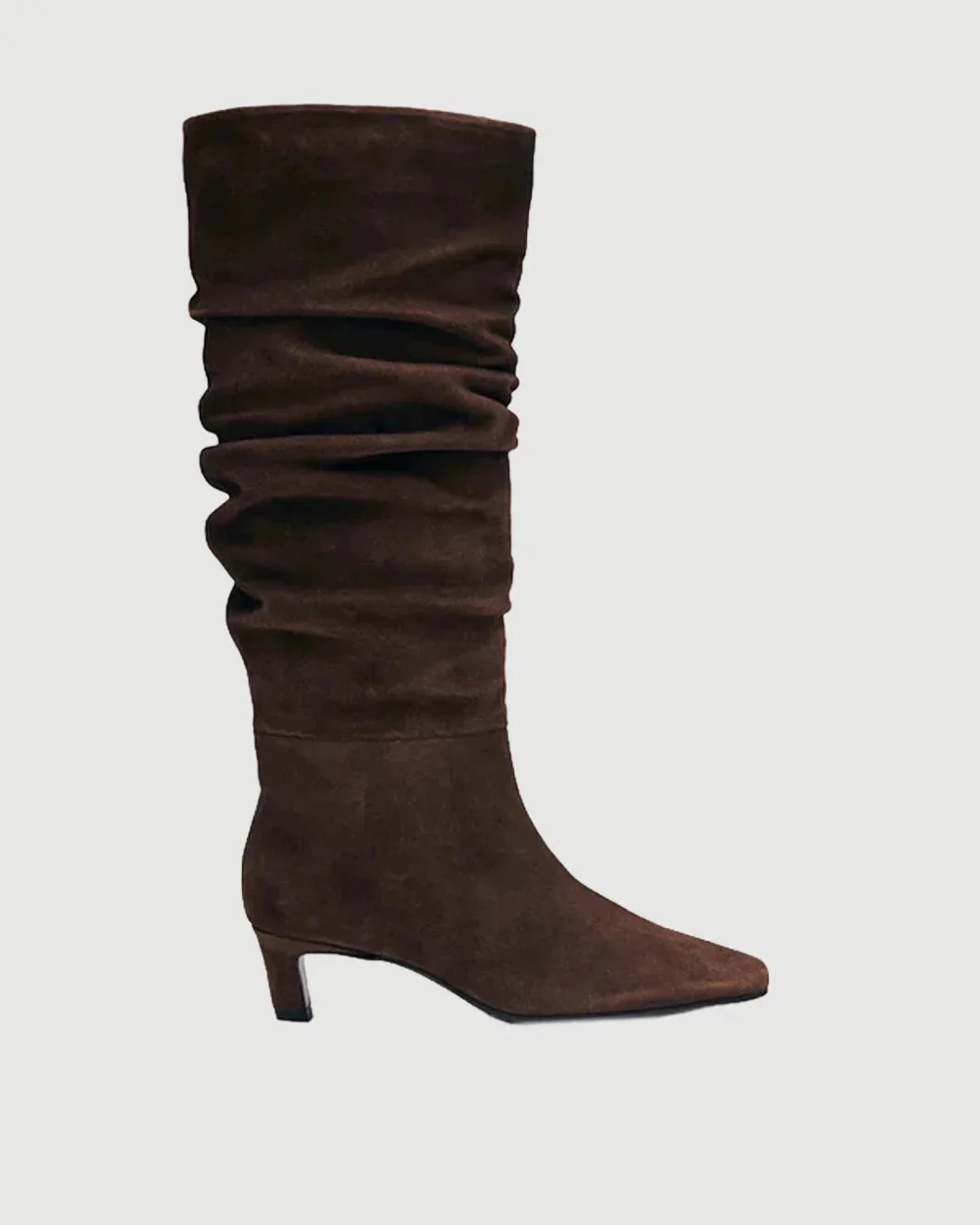 KALILA SUEDE BROWN LEATHER BOOTS - 1
