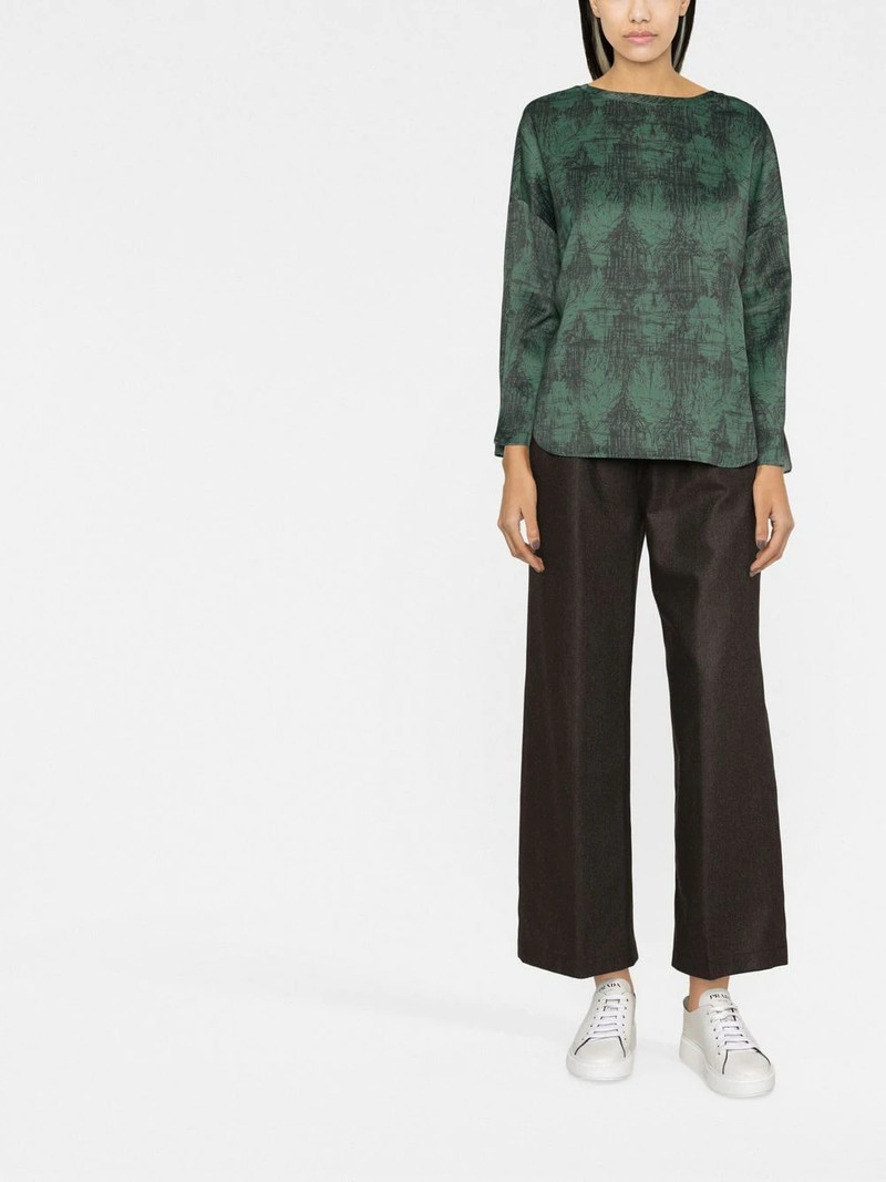 Aspesi high-waist wide-leg trousers outlook