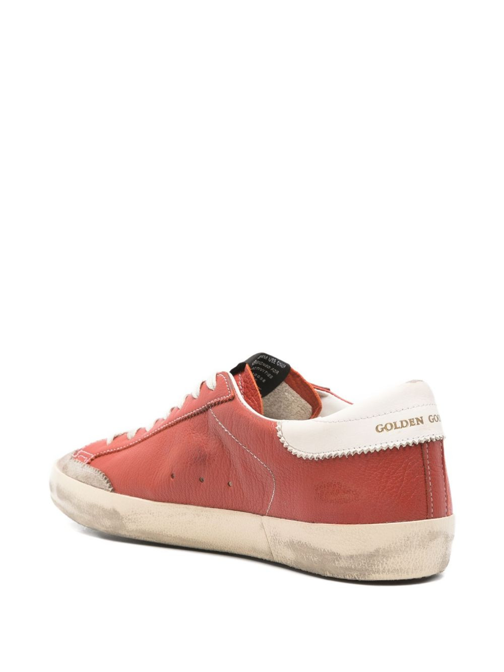 star-patch lace-up sneakers - 3