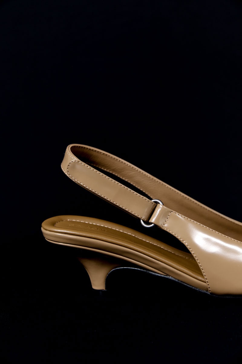 Utility Sling Back Heel - Oak - 7