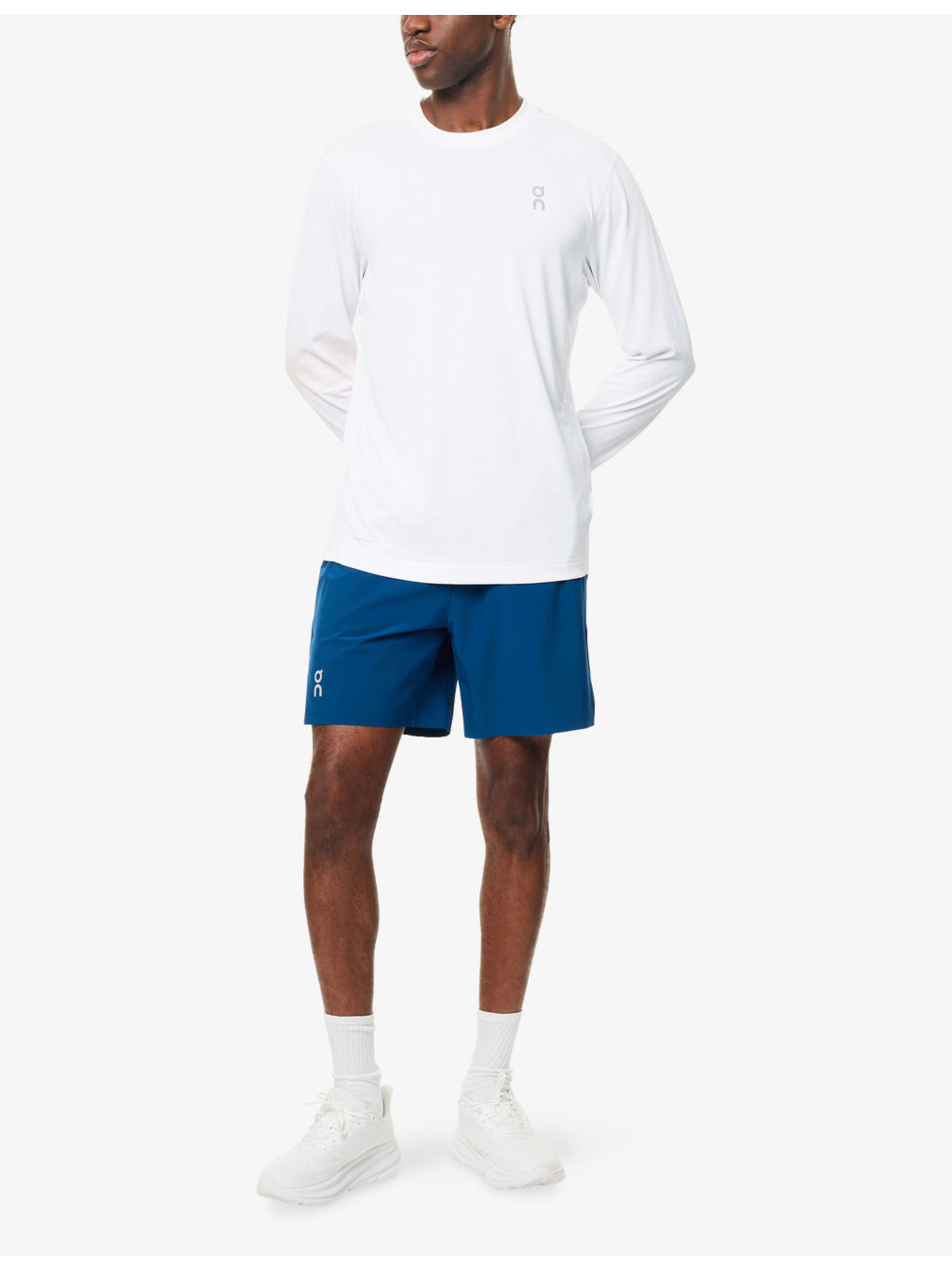 Train Logo-Print Stretch-Woven Shorts - 2
