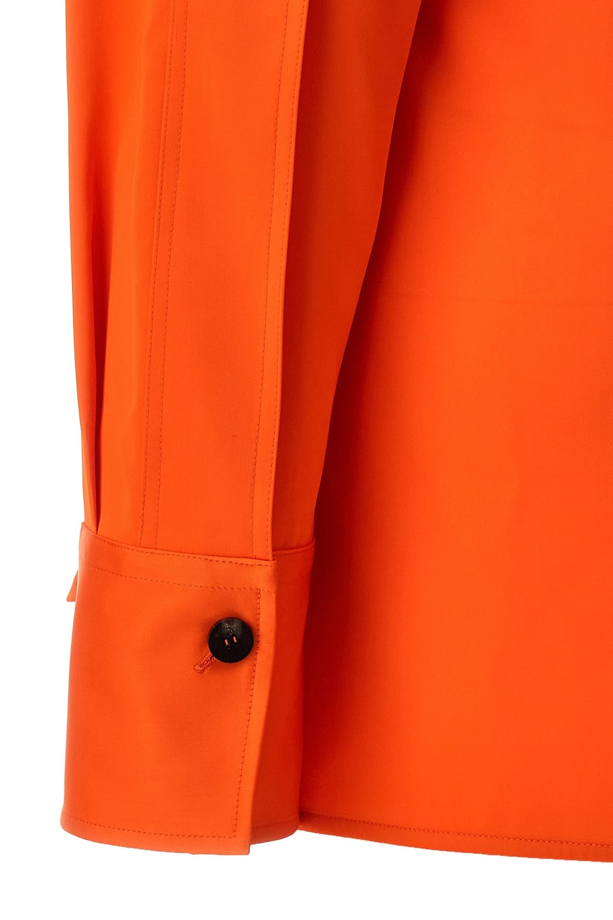 Satin asymmetric shirt - 4
