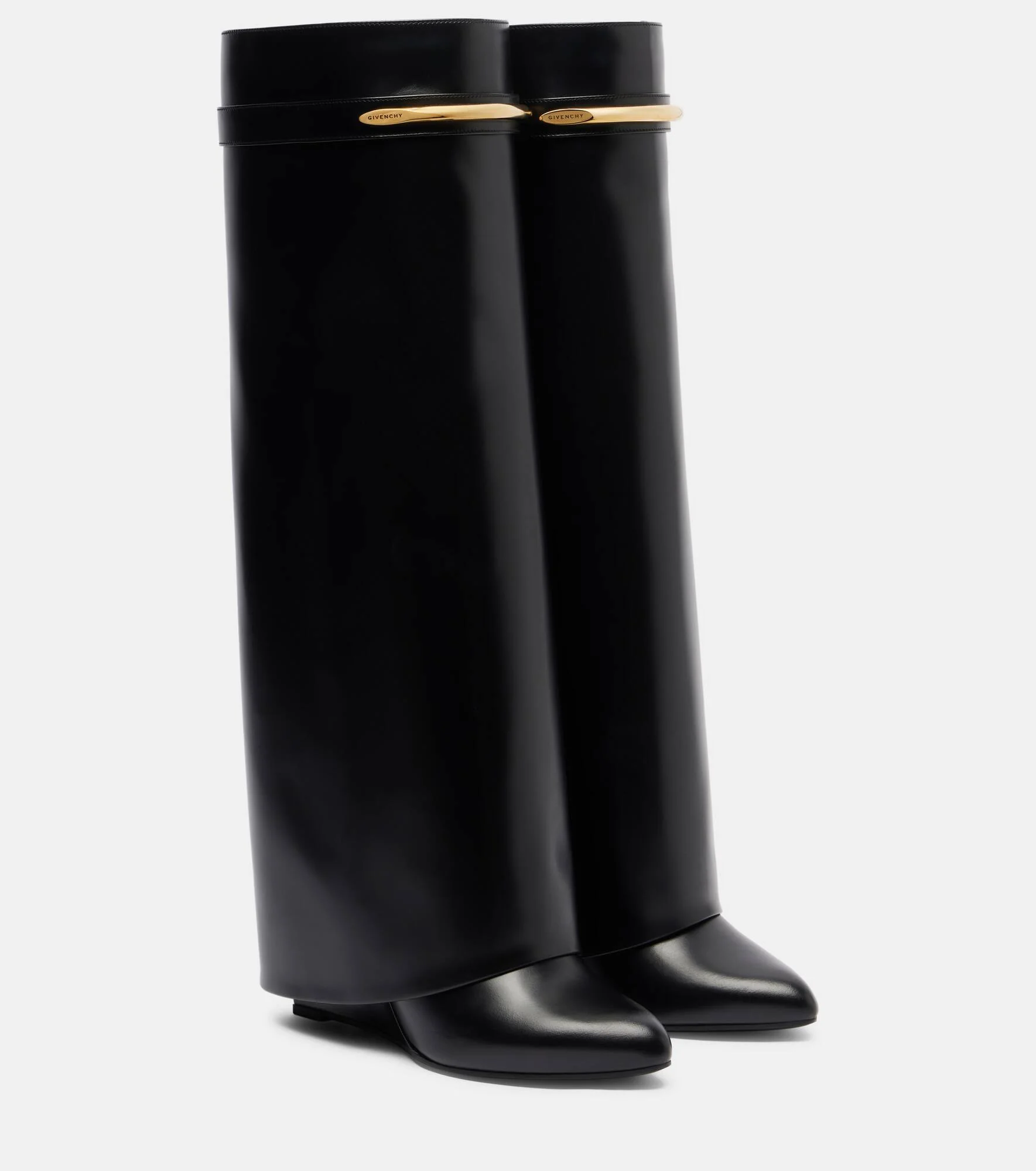 Shark 95 leather knee-high boots - 1