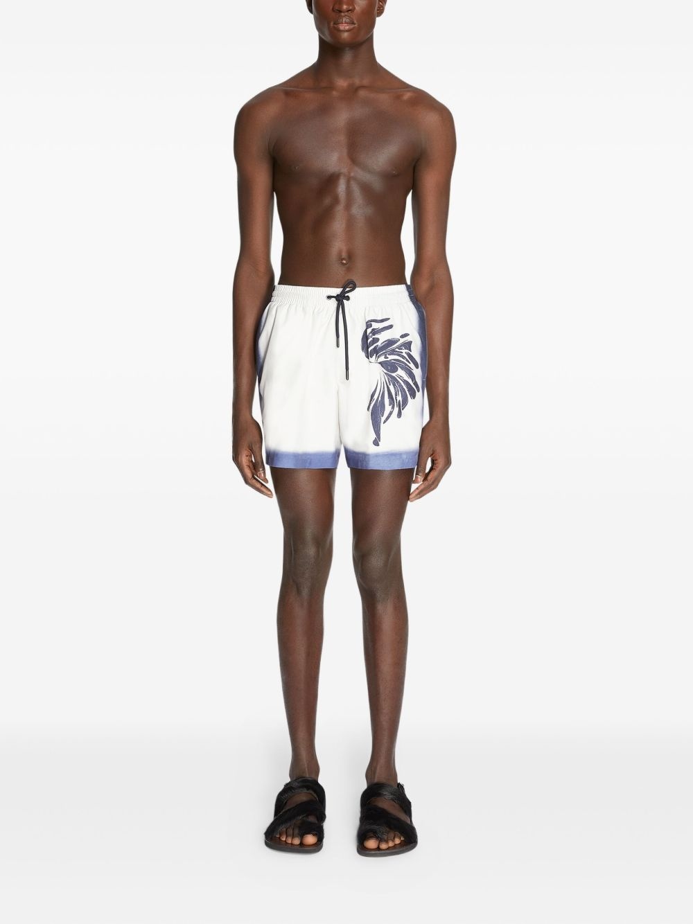 printed swim shorts - 2