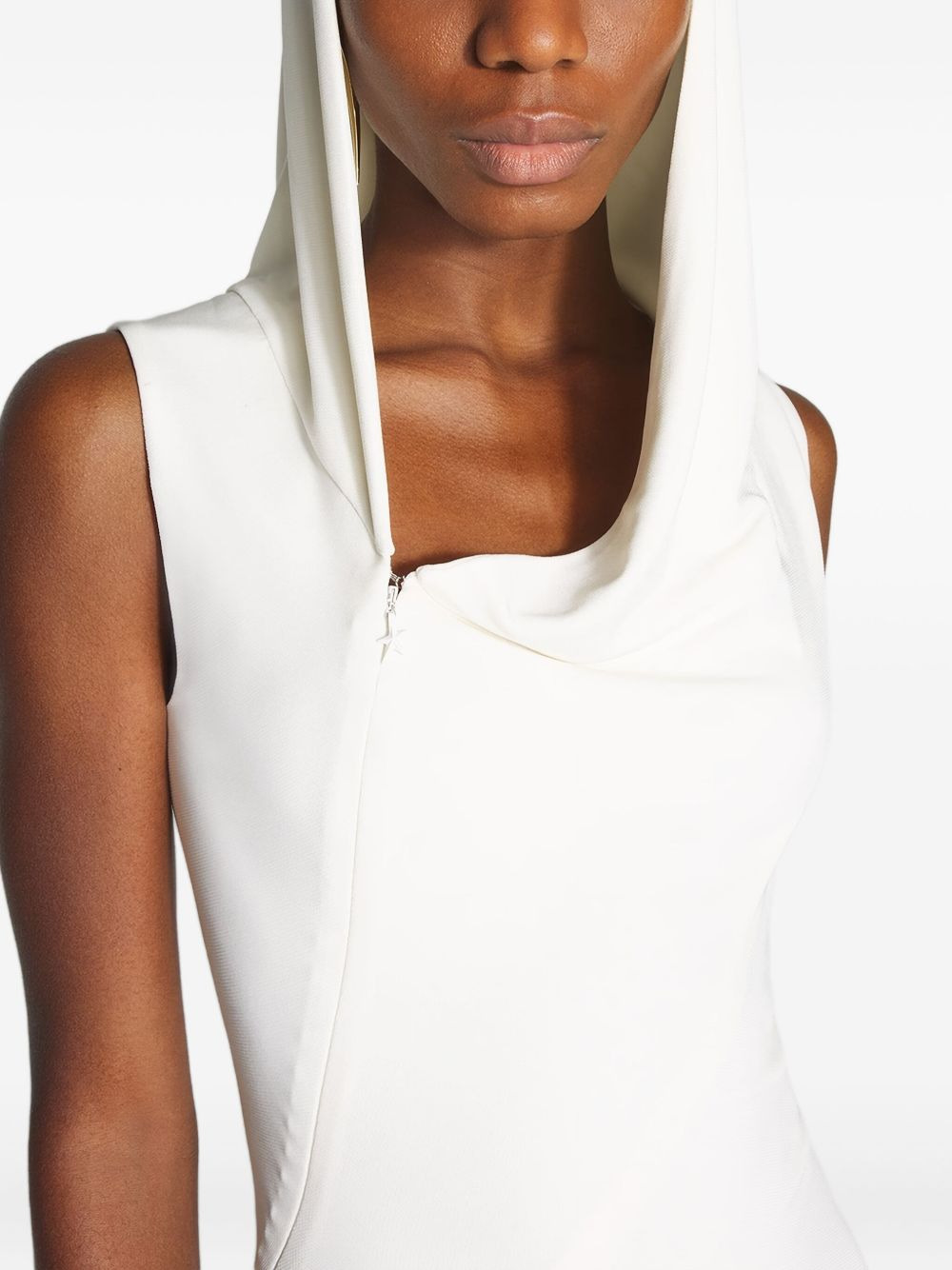 hooded maxi dress - 4