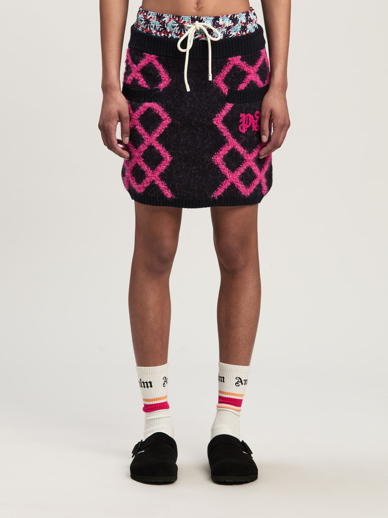 MONOGRAM ARGYLE Mini Skirt 3