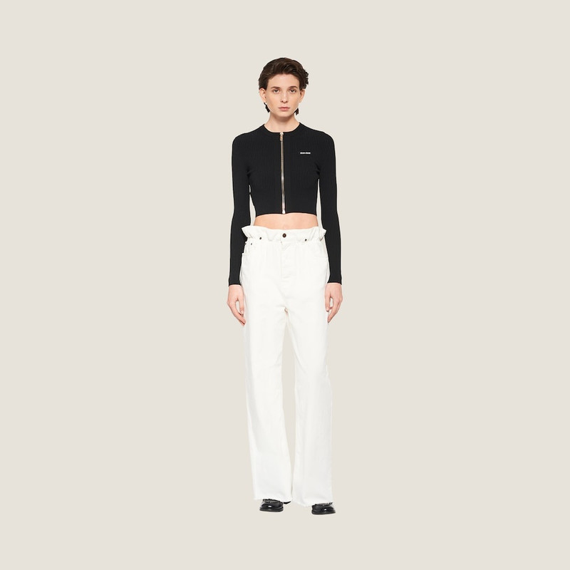 Miu Miu Denim pants outlook