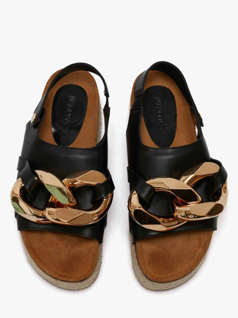 WOMEN'S CHAIN PLATFORM SANDALS 5