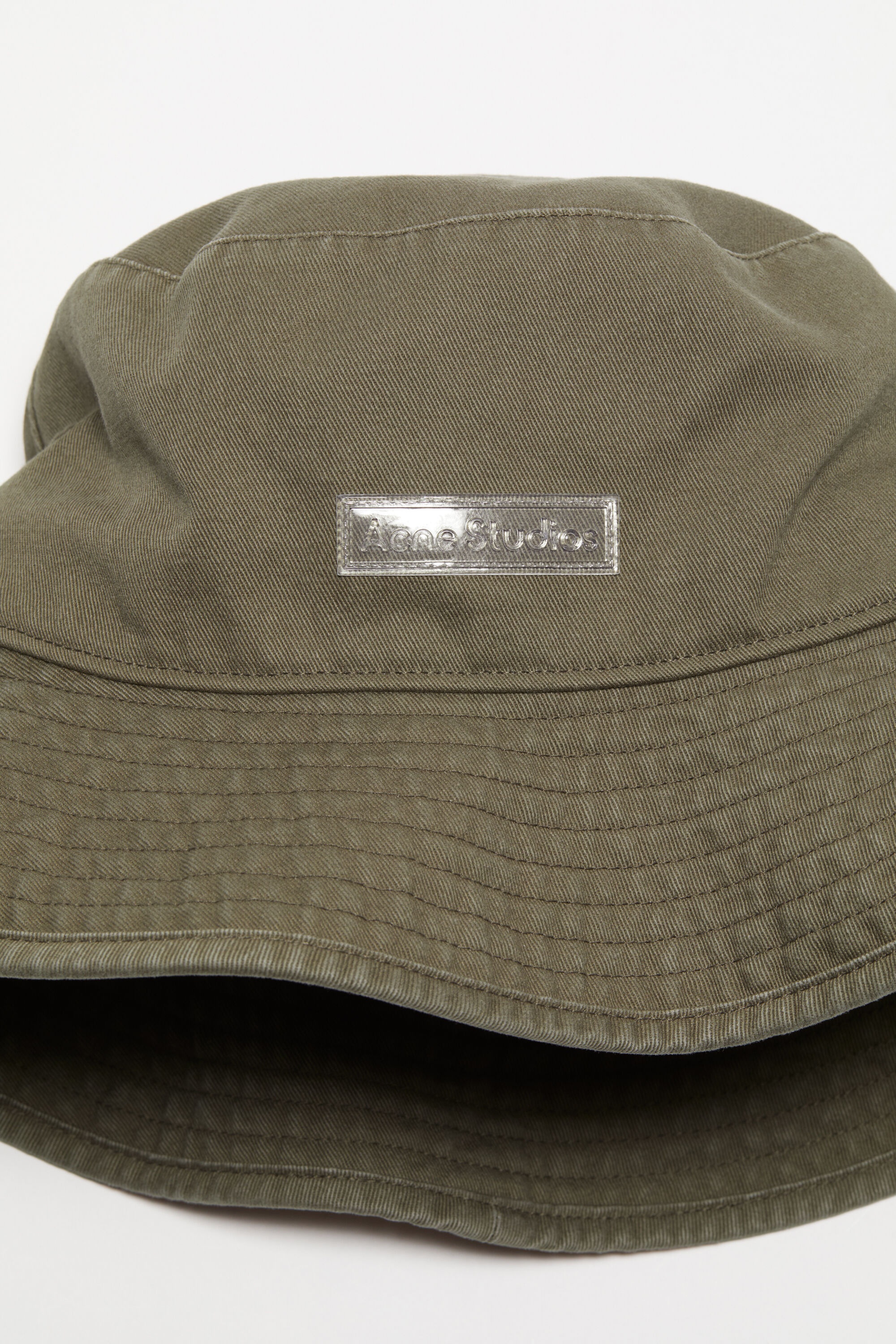 Twill bucket hat - Khaki green - 5