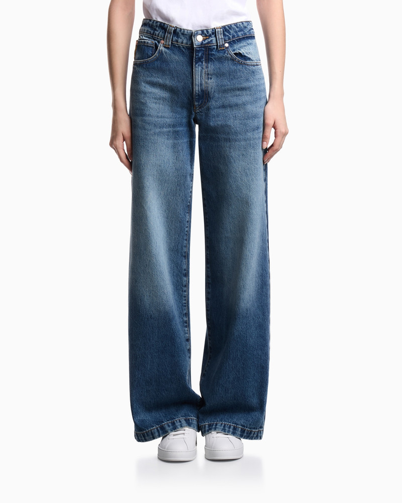 EMPORIO ARMANI FIVE-POCKET DENIM TROUSERS outlook
