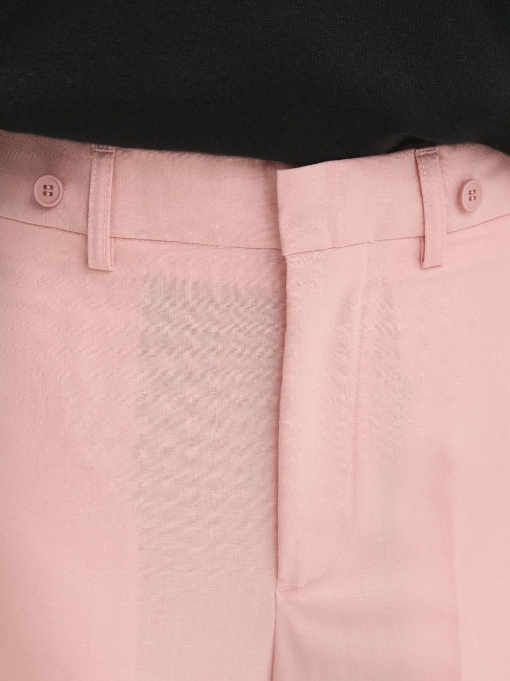 wool embroidered-strap trousers - 5