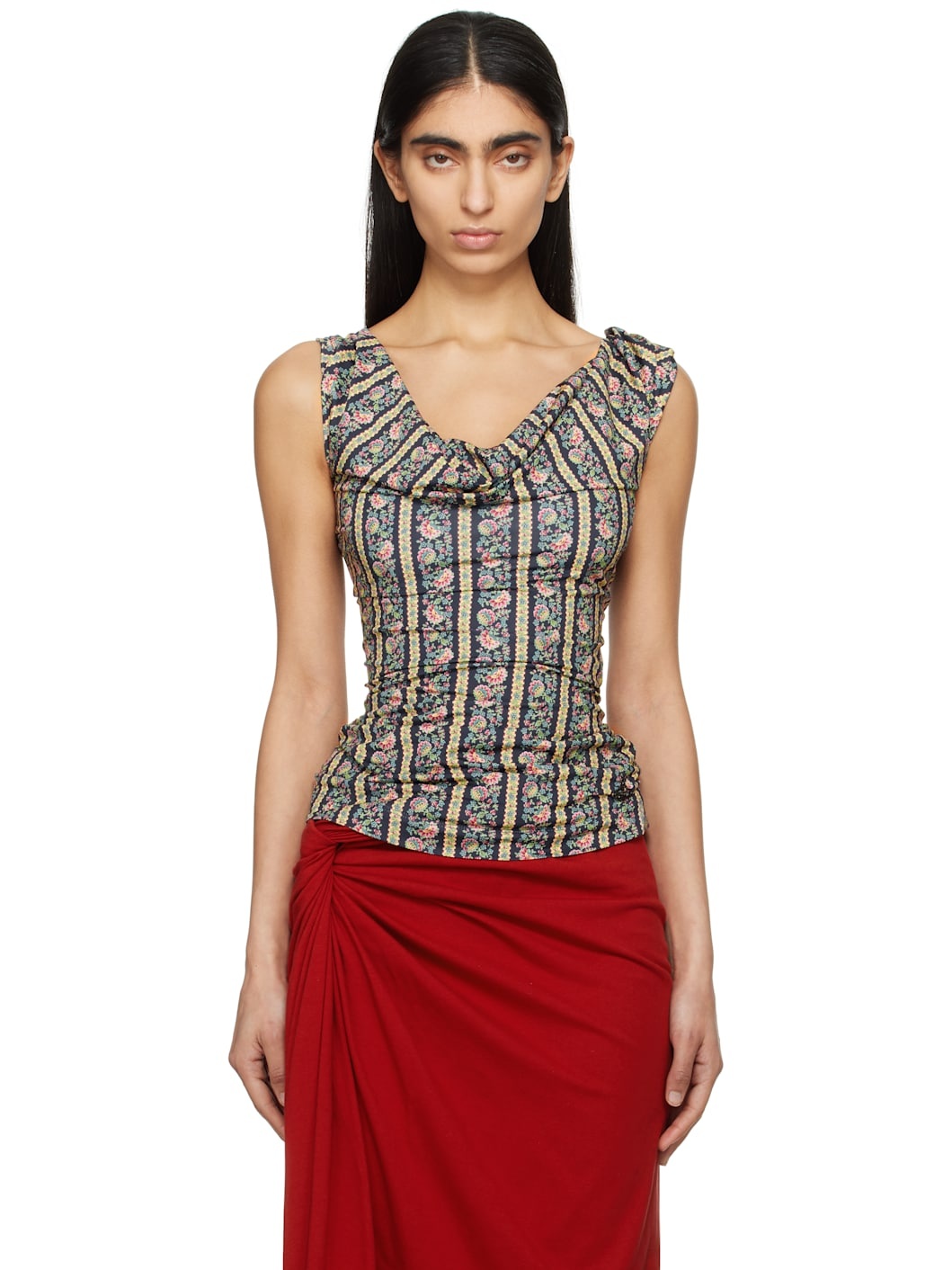 Multicolor Ginnie Jersey Top - 1