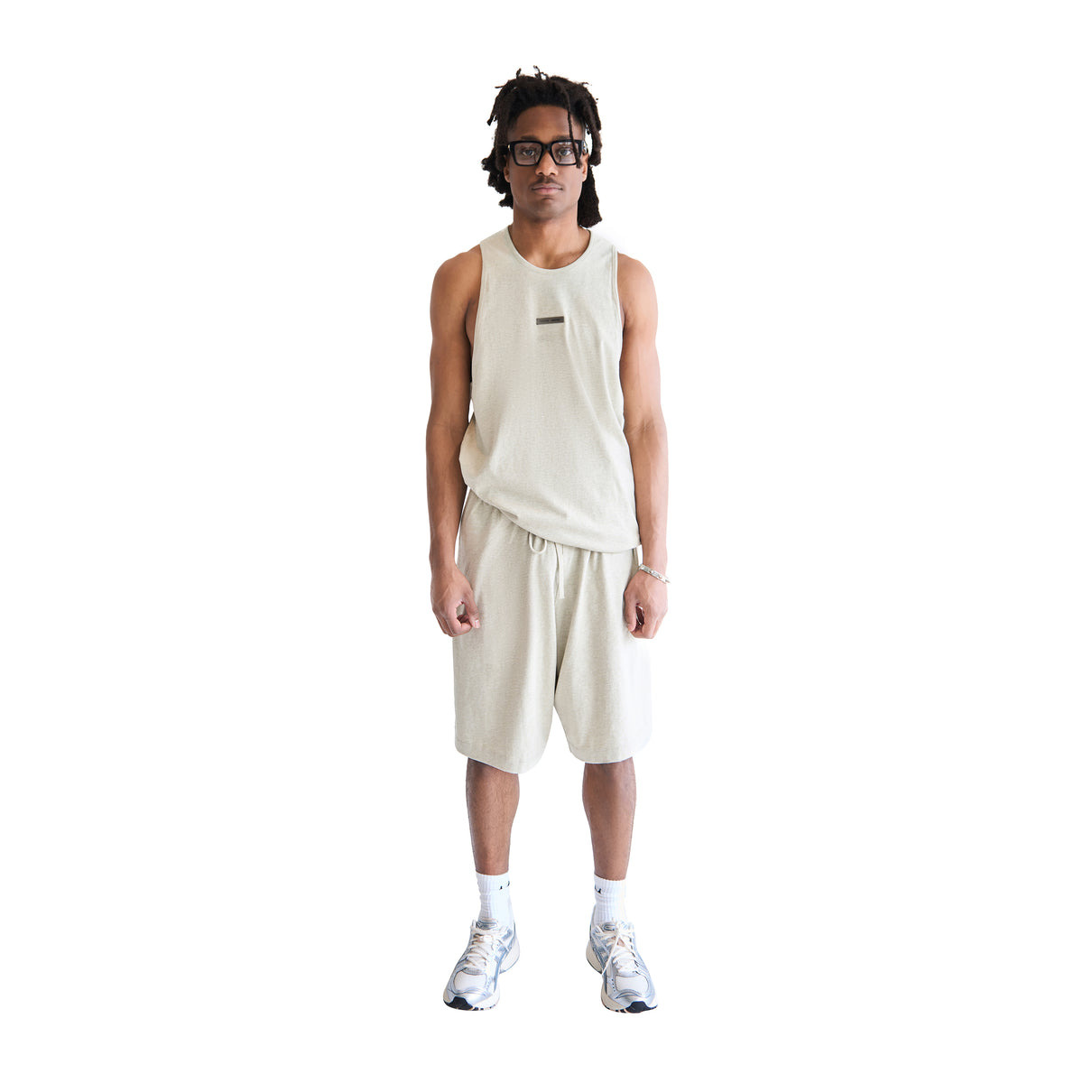 VINTAGE FIT TANK (HEATHER STONE) - 1