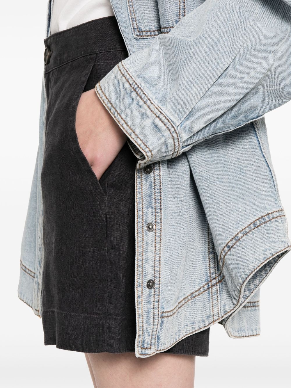 elasticated-waist shorts - 5