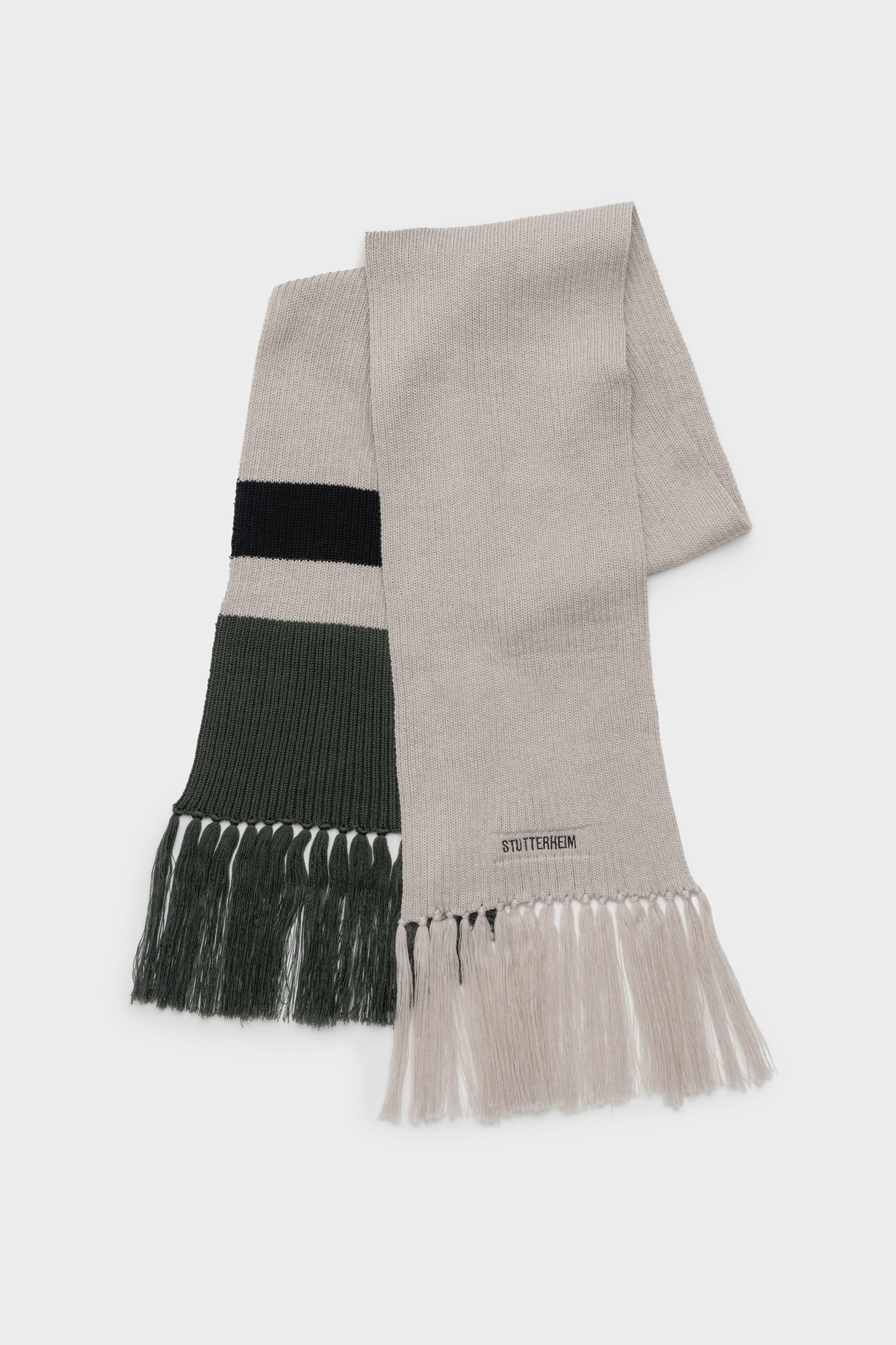 Fringe Scarf Light Sand - 1