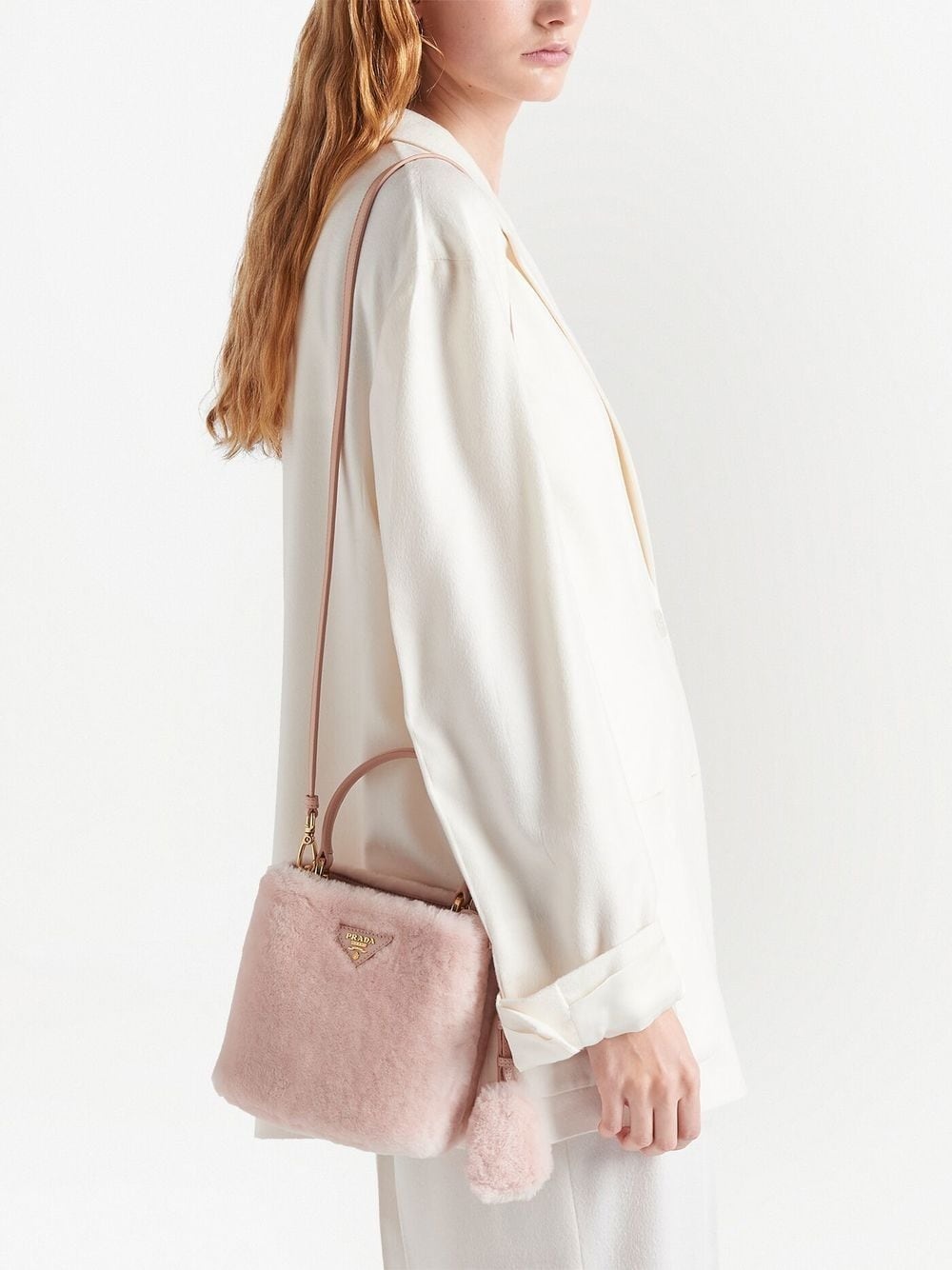 Panier shearling mini bag - 6