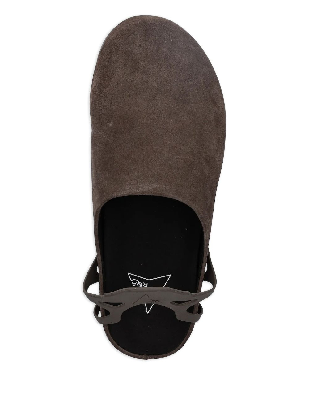 Fedaia suede back-strap mule - 3