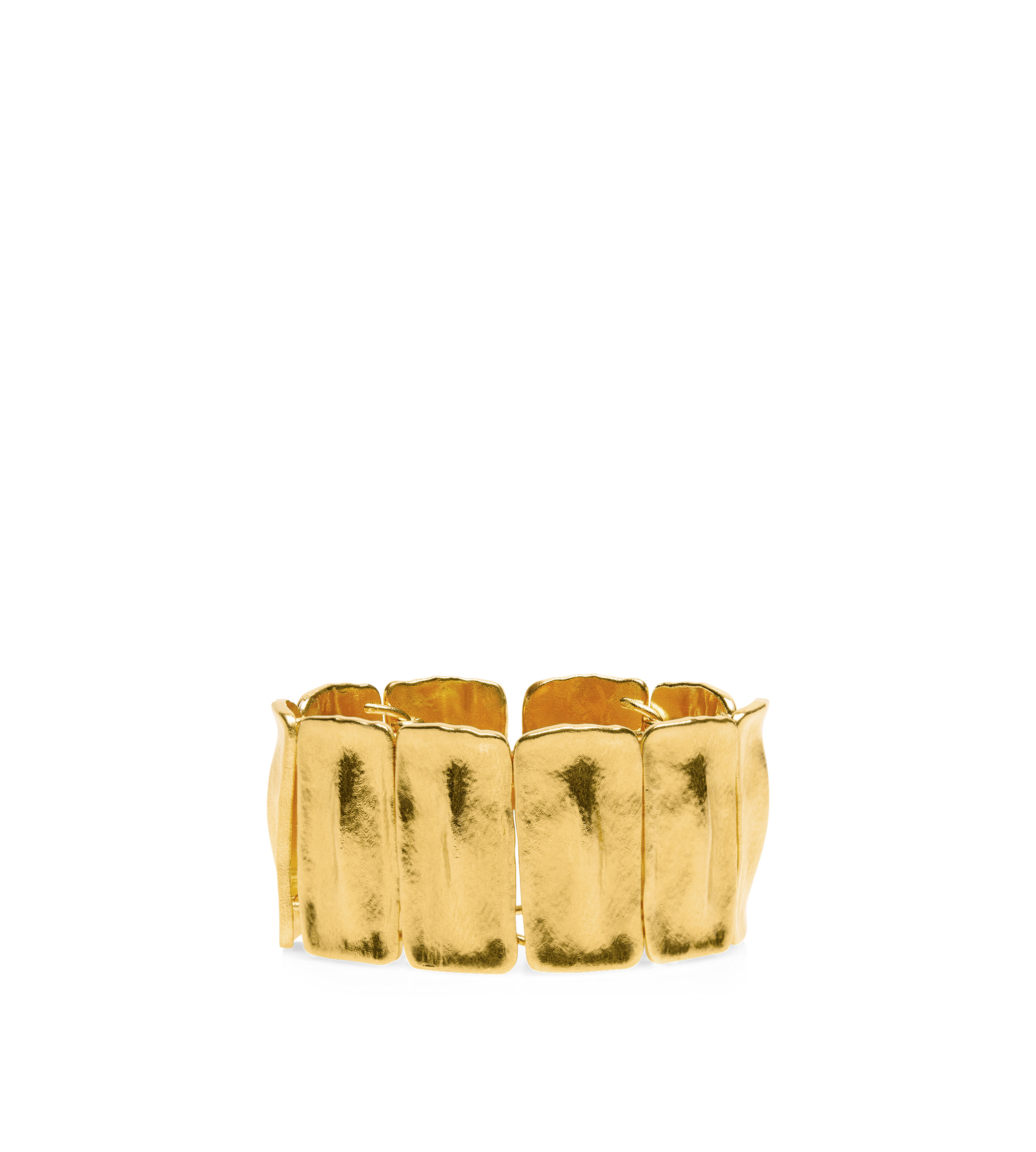 BRASS CROC BRACELET - 1