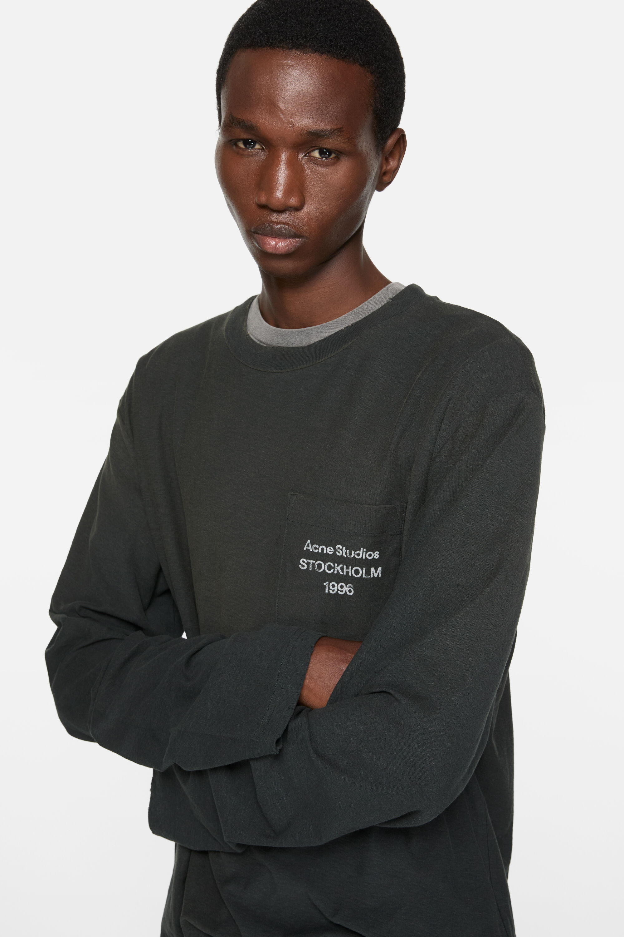 Logo t-shirt - Faded black - 4
