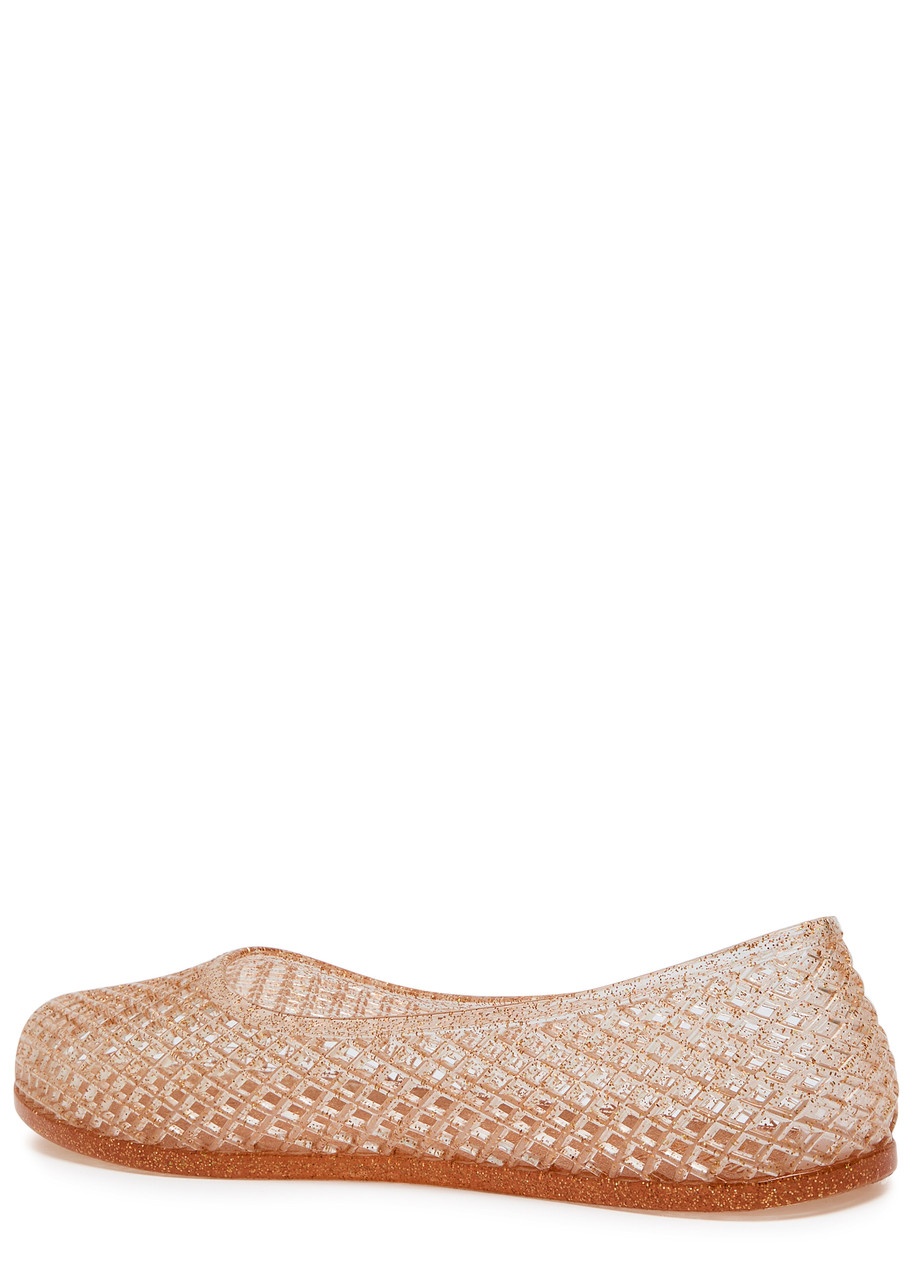 Ancient Greek Sandals Iro Glitter Rubber Ballet Flats - 2