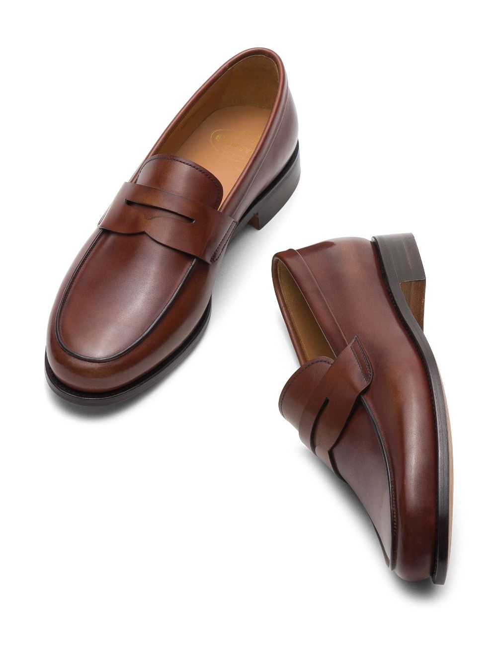 Milford leather penny loafers - 3