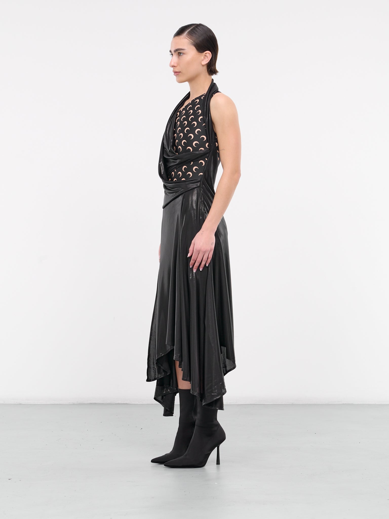 Regenerated Jersey Draped Dress - 2