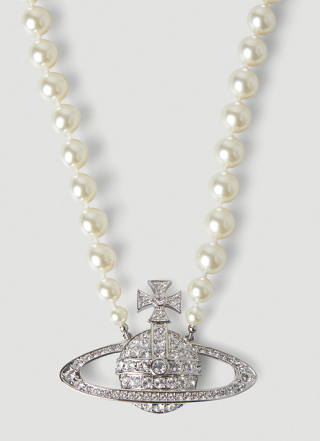 Bas Relief Pearl Necklace - 2