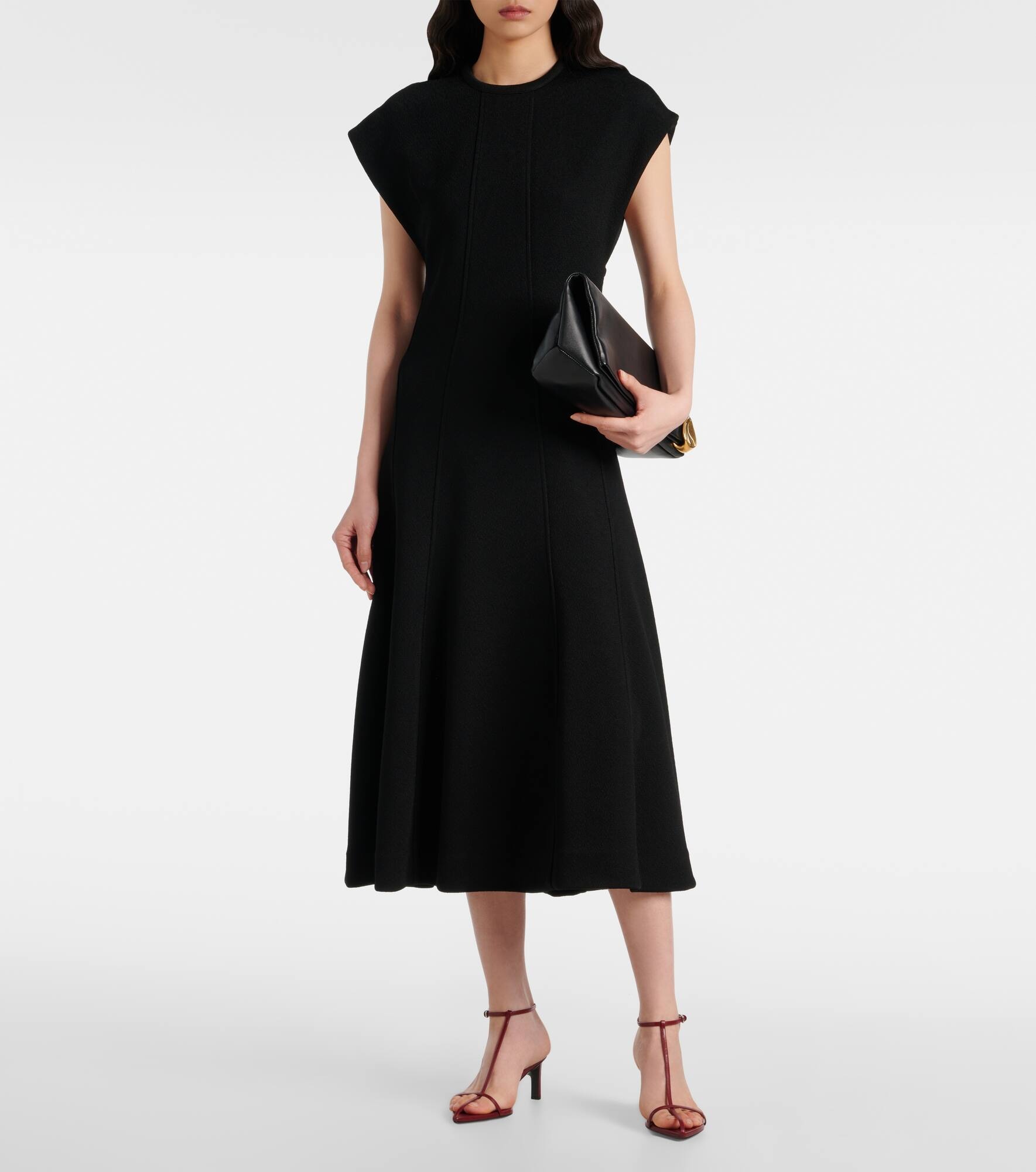 Ribbed-knit midi dress - 2