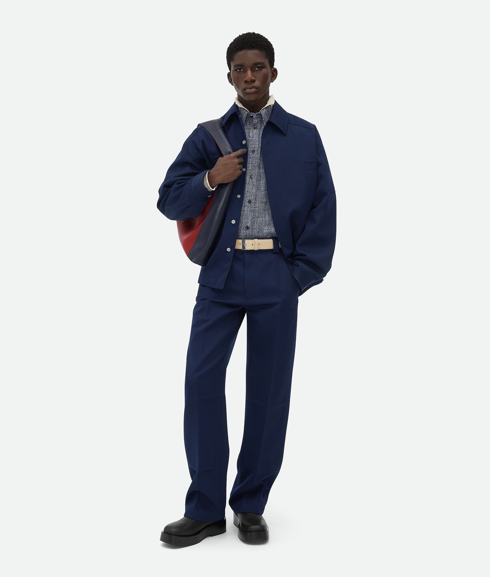 Wool Grain De Poudre Trousers - 4